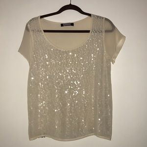 Calvin Klein sequin blouse